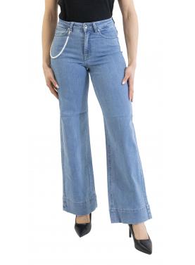 Jeans con catena in perle Only 